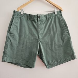 J. Crew Factory 7" Flex Chino Short Size 35 Sage Green